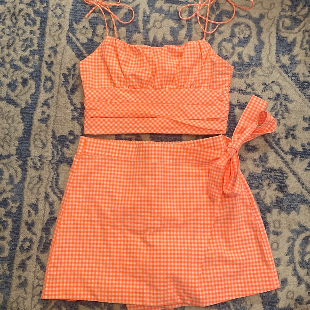 Zara matching skort and top set